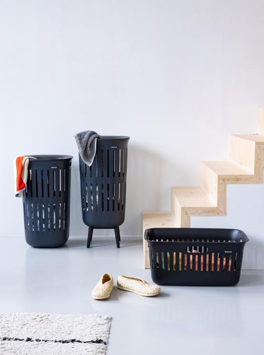 Image du produit Brabantia Wäschekorb Collect IT 2 x 40 l, Schwarz (40 l)