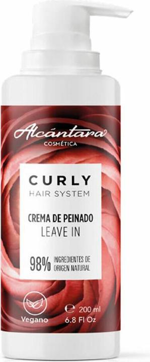 Actual product image Alcantara Cosmetica Alcantara Curly Hair System After Shampoo Styling Cream Strong Loops & D (200 ml, Liquid shampoo)