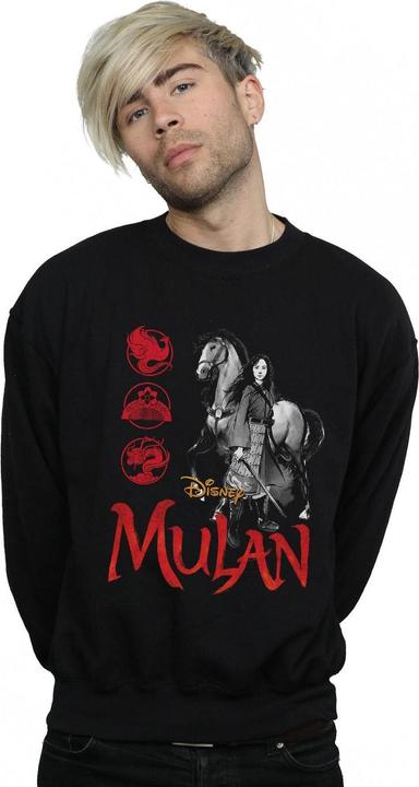 Actual product image Disney Mens Mulan Movie Horse Pose Sweatshirt (4XL)