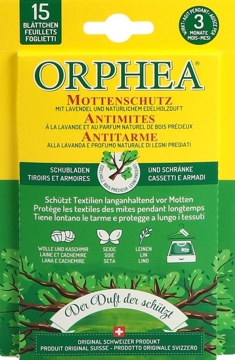 Produktbild Orphea Mottenschutz Blätter Edelholzduft (203.55 ml)