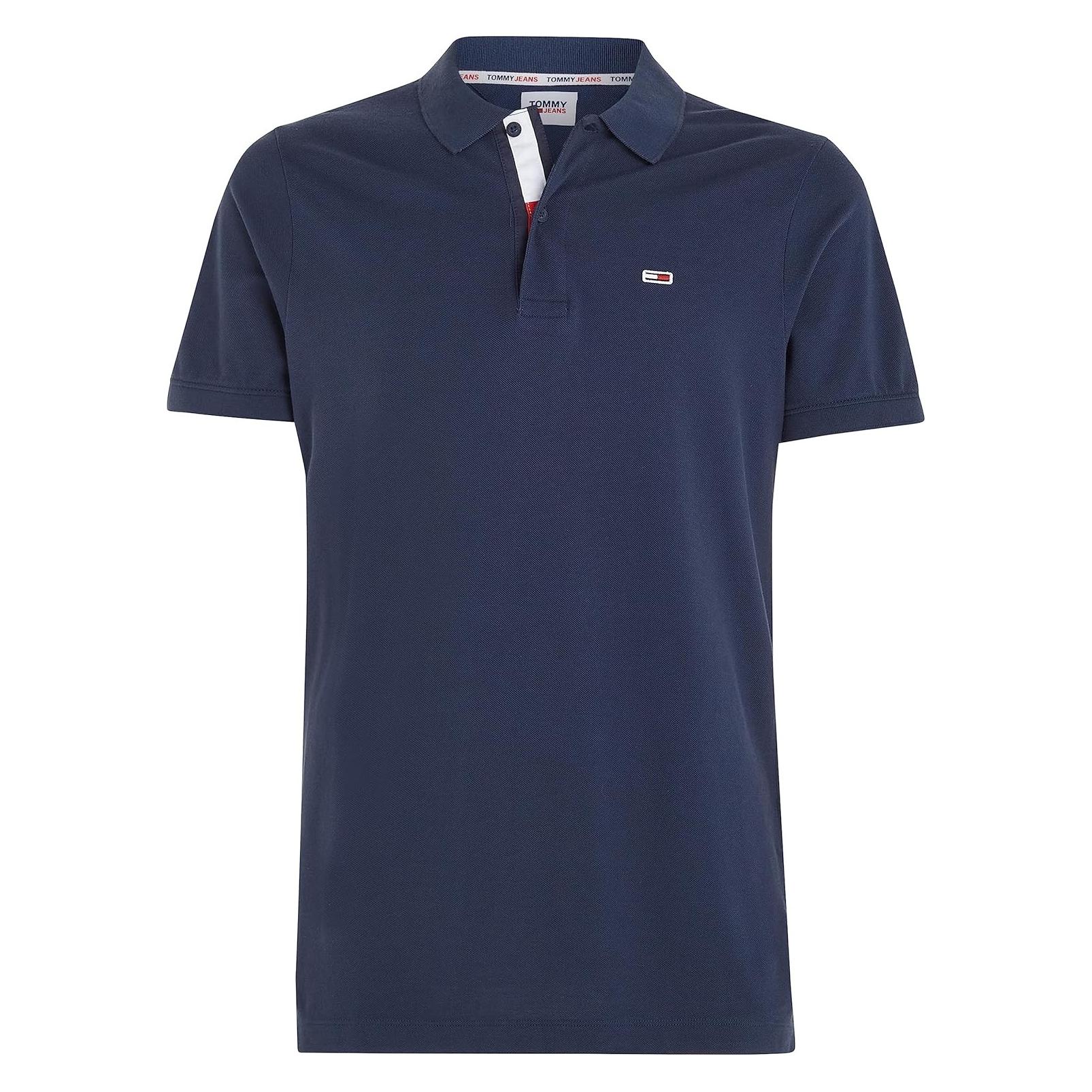 Tommy Jeans, Herren, Shirts, Tjm Slim Placket Polo, Blau, (Xxl)