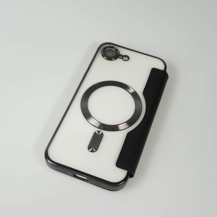 Produktbild PhoneLook Hülle Flip-Elektroplatte mit MagSafe und Lederklappe (Apple iPhone 16e, Apple iPhone 17e)