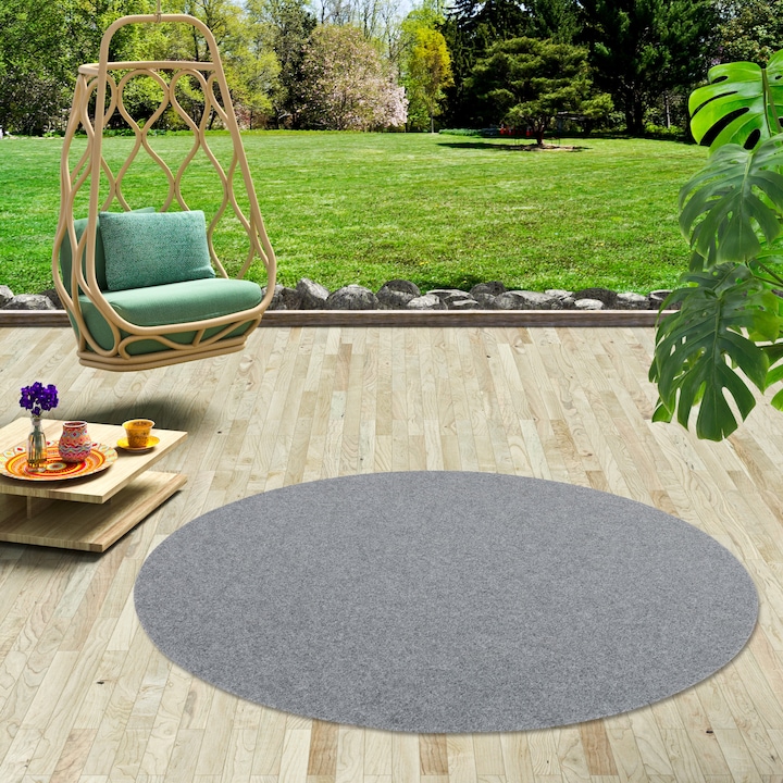 Actual product image Snapstyle Artificial grass carpet with pimples Kingston Round (200x200 cm)