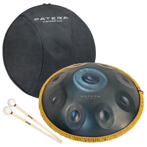 Patera Handpan D-Minor mit Schlägel (Perkussion), Perkussion, Blau