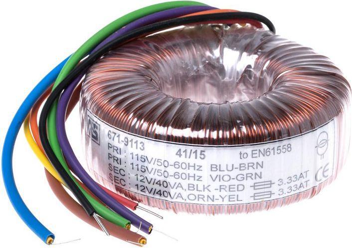 Produktbild RS PRO Transformator Ringkern 80VA 2x12V