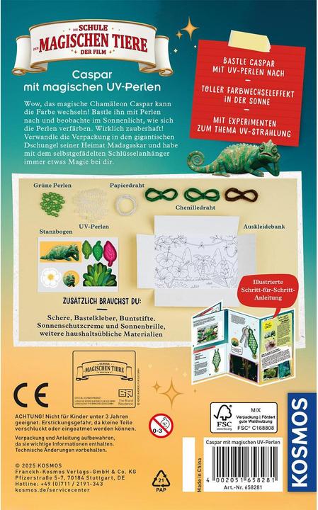 Produktbild Kosmos Die Schule der magischen Tiere - Caspar mit magischen UV-Perlen
