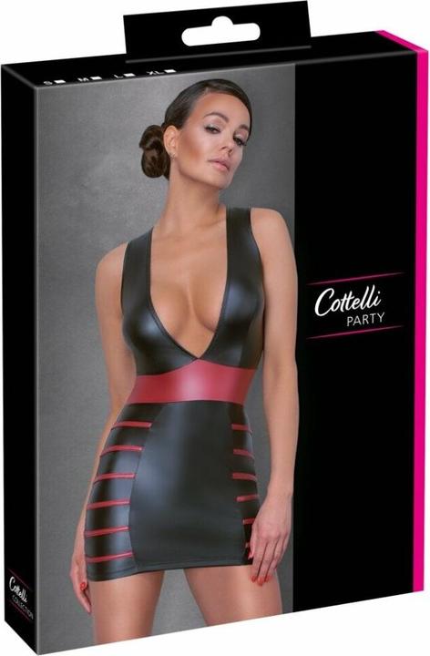 Productafbeelding Cottelli Collection Jurk zwart/rood S (S)