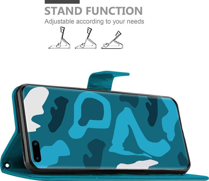 Produktbild Cadorabo Flower Book Cover (Huawei P40 Pro)