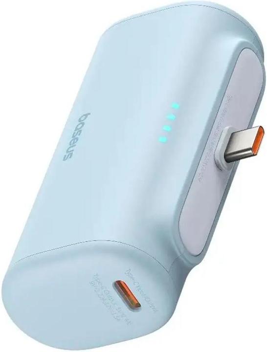 Actual product image Baseus Powerbank Compact USB-C 5000mAh, 20W (blue) (5000 mAh, 20 W, 18 Wh)