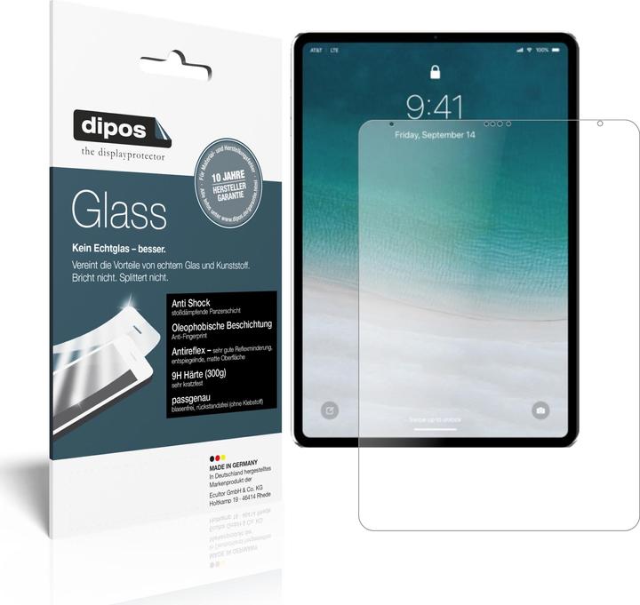 Produktbild Dipos Displayschutz Anti-Shock (2 Stück, iPad Pro 12.9 2020 (4. Gen))