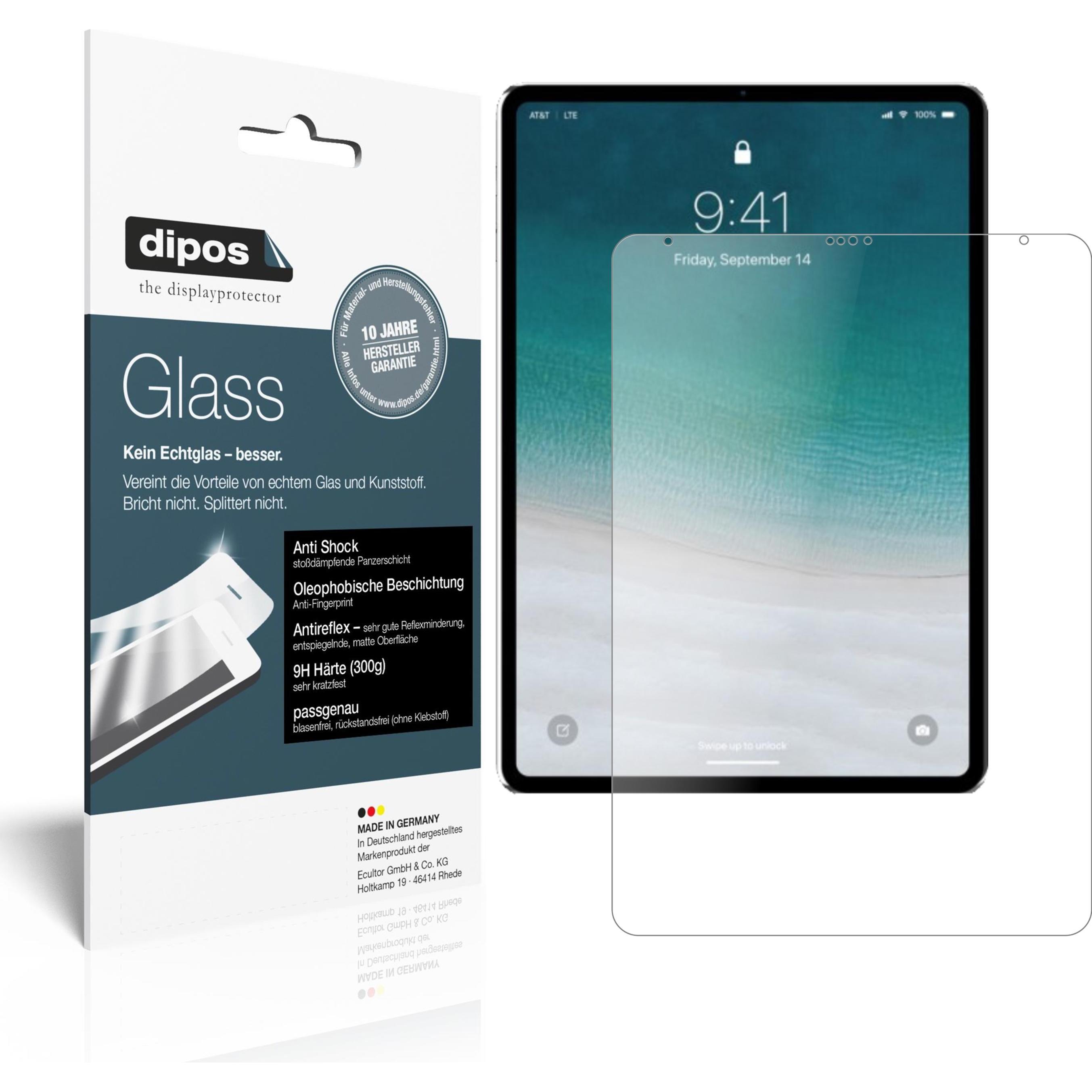 Dipos Displayschutz Anti-Shock (2 Stück, iPad Pro 11 2020 (2. Gen)), Tablet Schutzfolie