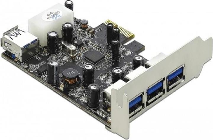 Produktbild Delock PCI-E Karte > 3 x extern + 1 x intern USB 3.0
