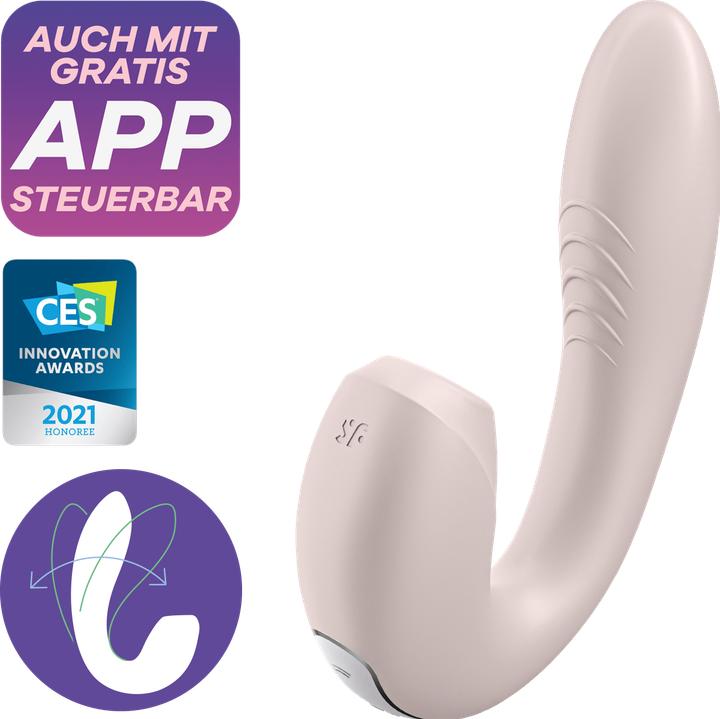 Produktbild Satisfyer Insertable Double Air Pulse Vibrator Sunray