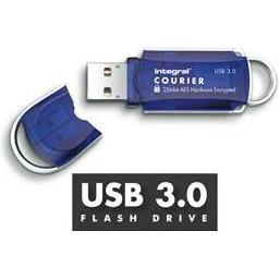 Thumbnail - Integral INFD16GCOU3.0-197 USB Flash Drive 16 GB USB Type A 3.2 Gen 1 (3.1 Gen 1) Blue, Silver (16 GB, USB-A, USB 3.2), ...