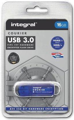 Image du produit INFD16GCOU3.0-197 Clé USB 16 Go USB Type A 3.2 Gen 1 (3.1 Gen 1) Bleue, Argentée (16 Go, USB-A)