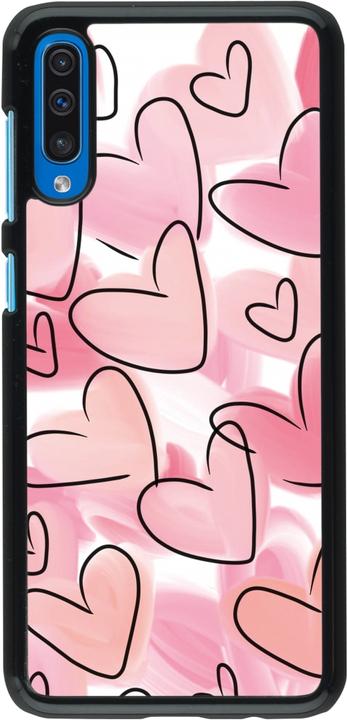 Actual product image PhoneLook Cover Easter 2023 pink hearts (Samsung Galaxy A50)
