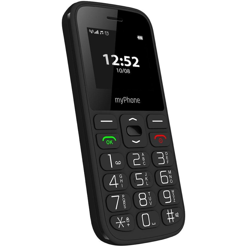 Myphone Halo A (1.77", 32 MB, 0.30 Mpx, 2G), Tastenhandy, Schwarz