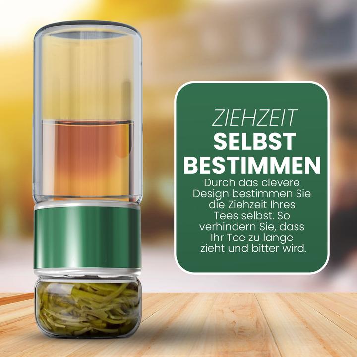 Image du produit Gewürzladen Näfels Bouteille de thé rotative avec filtre à thé à emporter (0.24 l)