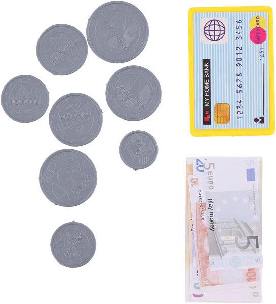 Immagine prodotto Registratore di cassa giocattolo con scanner, 24 pezzi.