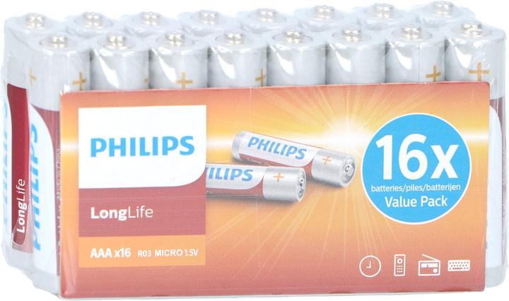 Produktbild Philips Longlife (16 Stk., AAA)