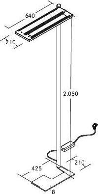 Produktbild Brumberg BRUM LED-Stehleuchte (7600 lm)
