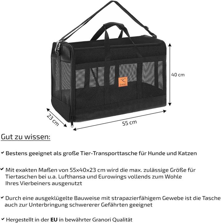 Immagine prodotto Granori Hundetransporttasche (Cane, Traspirante)