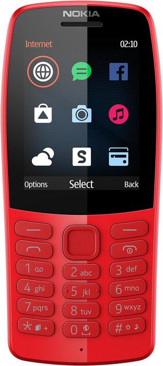 Image du produit Nokia Téléphone 210 Dual SIM TA-1139 red (2.40")