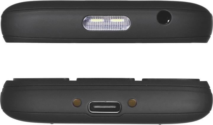 Actual product image Panasonic KX-TU160 Easy Use Mobile Phone Juodas, 2.4 ", TFT-LCD, 240 x 320, USB version USB-C, Built-in camera (2.40", 0.30 Mpx, 2G)