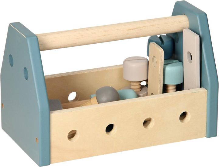 Produktbild Werkzeugkasten aus Holz - Blau