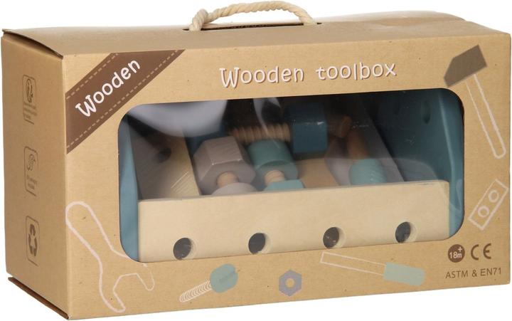 Produktbild Werkzeugkasten aus Holz - Blau