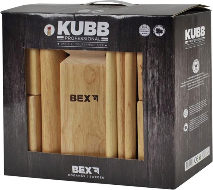 Actual product image Bex Kubb Pro Rubberwood