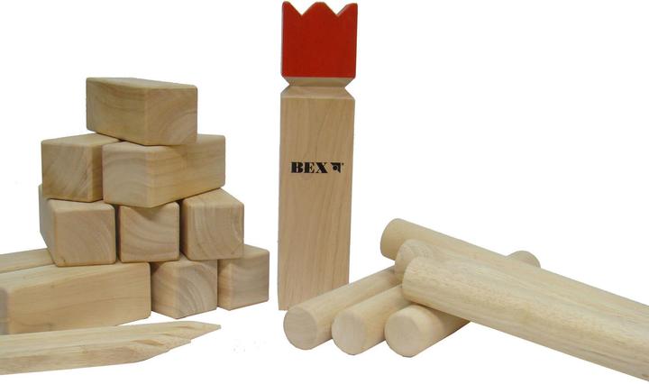 Immagine prodotto Bex Kubb Original Rubberwood con Red King