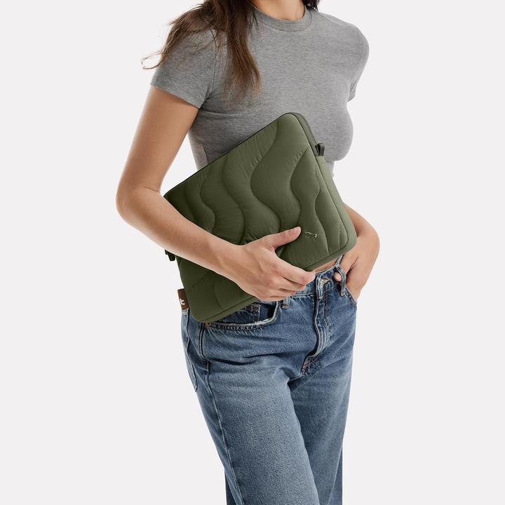 Produktbild tomtoc Gesteppte Laptop-Hülle (14")