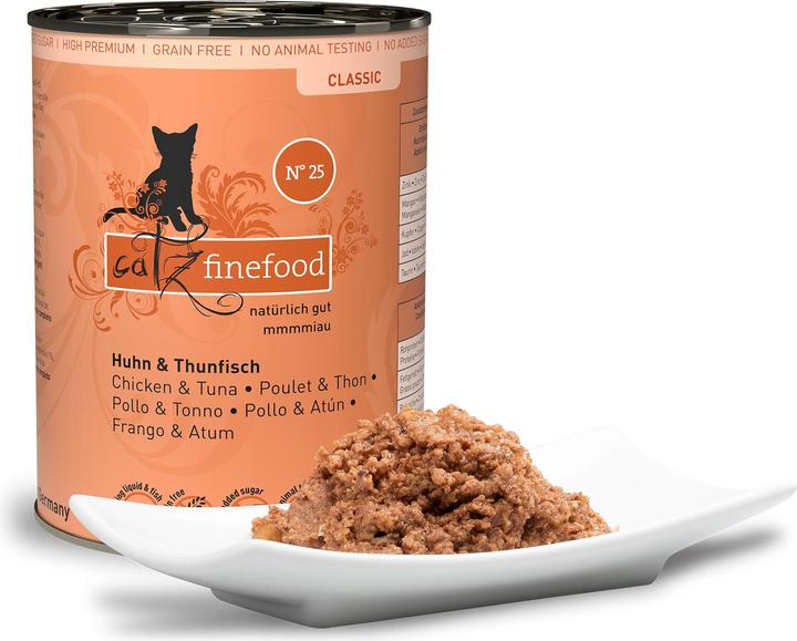 Produktbild Catz Finefood No.25 Huhn & Thunfisch (Adult, 1 Stk., 400 g)