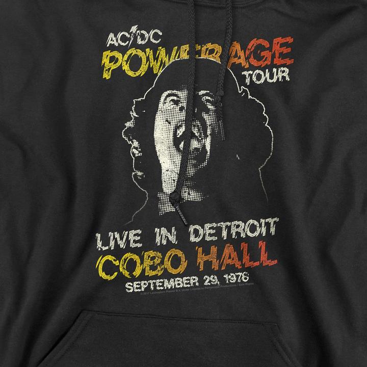 Immagine prodotto AC/DC Powerage Tour Felpa con Cappuccio Uomo (M)