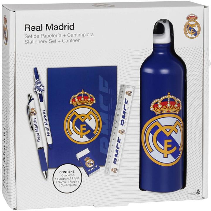 Kids Licensing Real Madrid Stationery + Bottle set