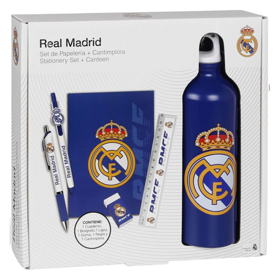 Kids Licensing, Notitieboekje + Schrijfblok, Real Madrid Stationery + Bottle Set