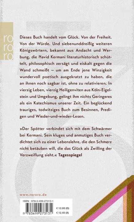 Produktbild Vierzig Leben (Deutsch, Navid Kermani, 2018)
