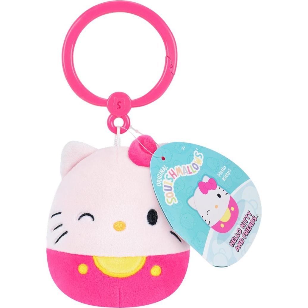 Squishmallows 9 cm Hello Kitty and Friends Clip On Asst CDU
