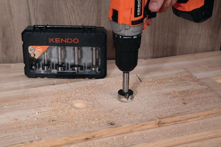 Produktbild Kendo Forstnerbohrer-Set (15 mm, 20 mm, 25 mm, 30 mm, 35 mm)