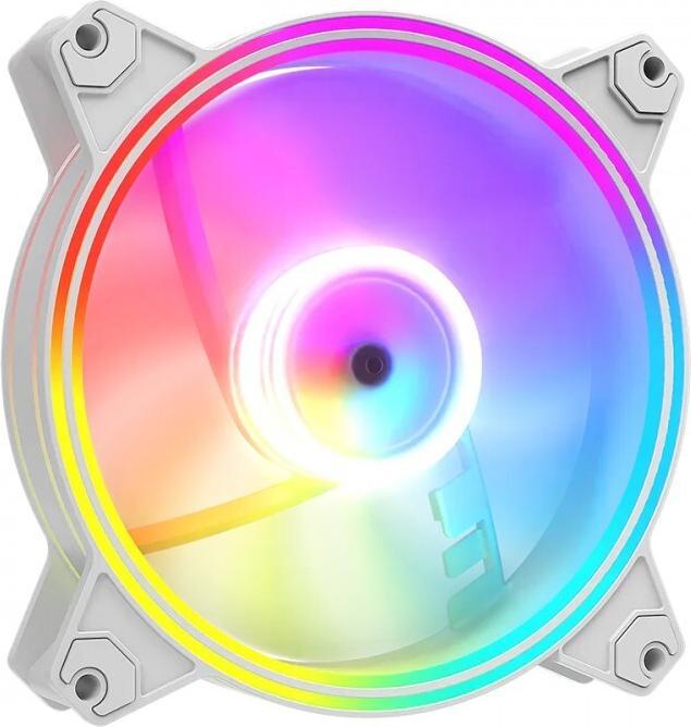 Actual product image Modecom VOLCANO APEX 120 ARGB Weisser Reverse-Lüfter (120 mm)