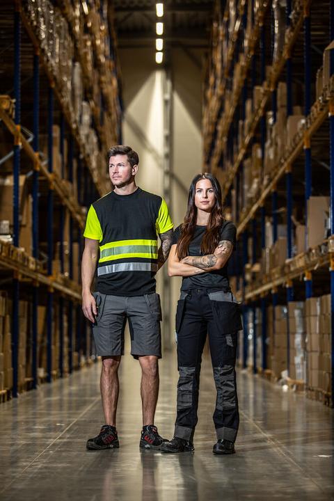 Actual product image Projob 2031 T-SHIRT PRIO POLYESTER SPUN DYED FEMME - LAVAGE 60° (XS)