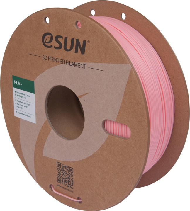 Produktbild eSUN PLA+ Baby Pink Filament 1.75mm 1Kg (PLA+, 1.75 mm, 1000 g, Rosa)