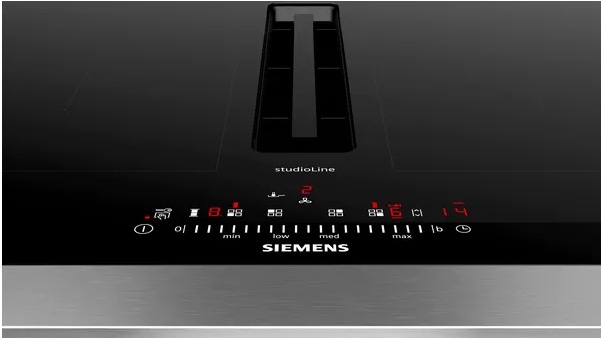 Actual product image Siemens ED777FQ25E iQ500 Induction hob with integrated extractor hood 70 cm