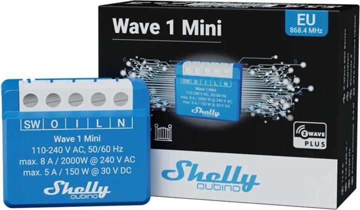 Produktbild Shelly Qubino Wave 1 Mini (Schaltaktor)