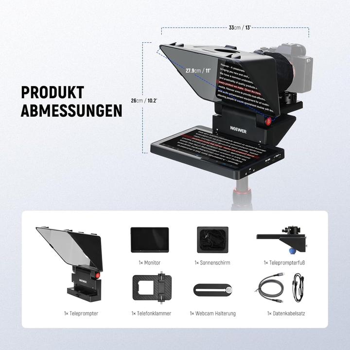 Actual product image Neewer X11 (Teleprompters)