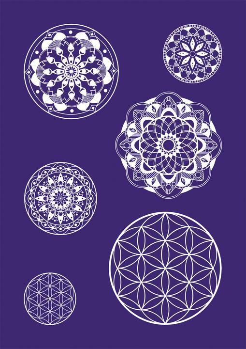Actual product image Rayher Template Mandala A4