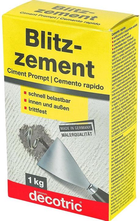Actual product image Decotric Flash cement