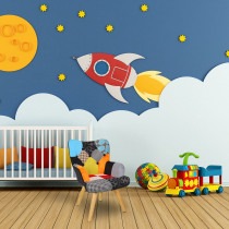 Productafbeelding Home Deco Kids poltrona helsinki patchwork bambino (Kinderstoel)