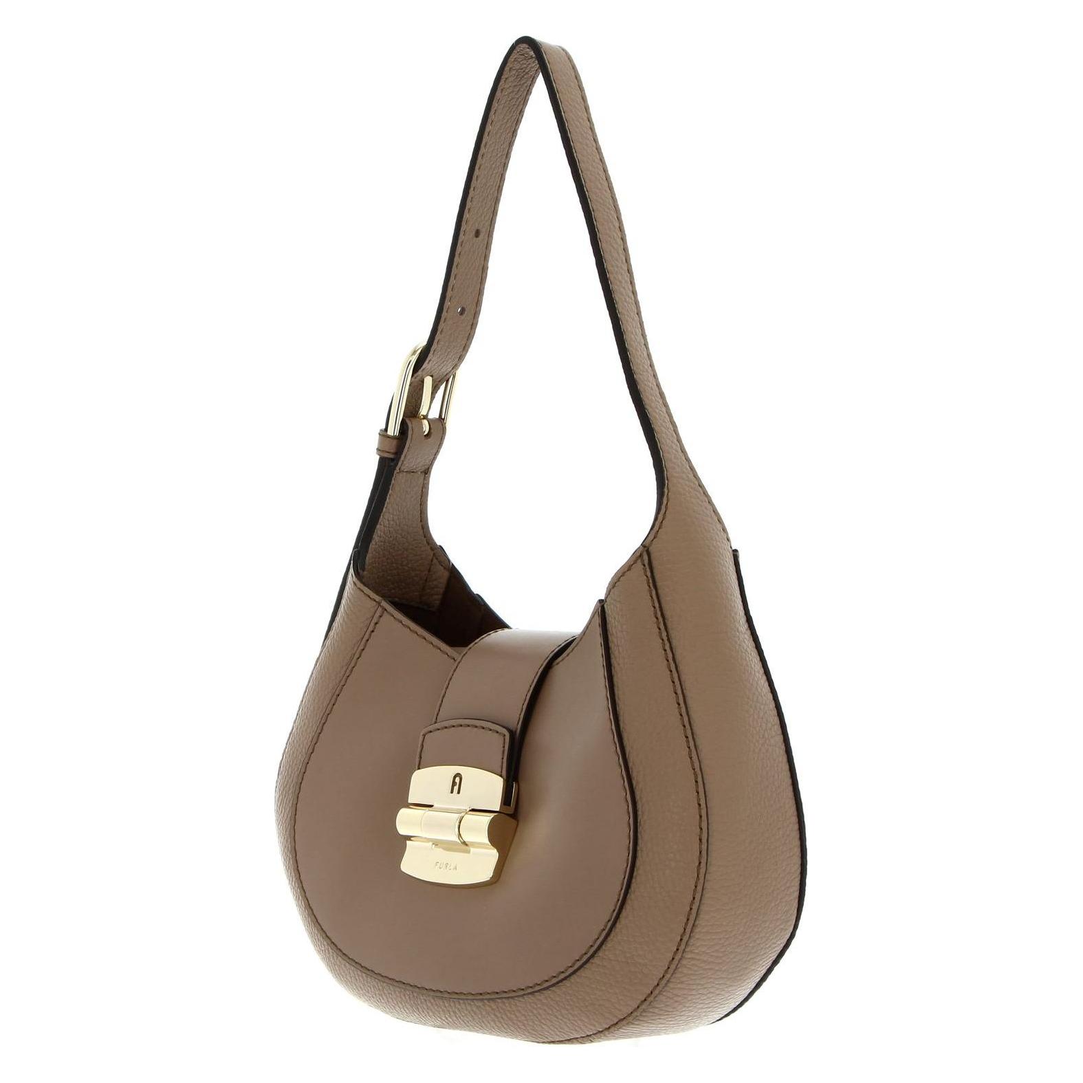 Furla, Damen, Handtasche, Club 2 Hobo, Braun